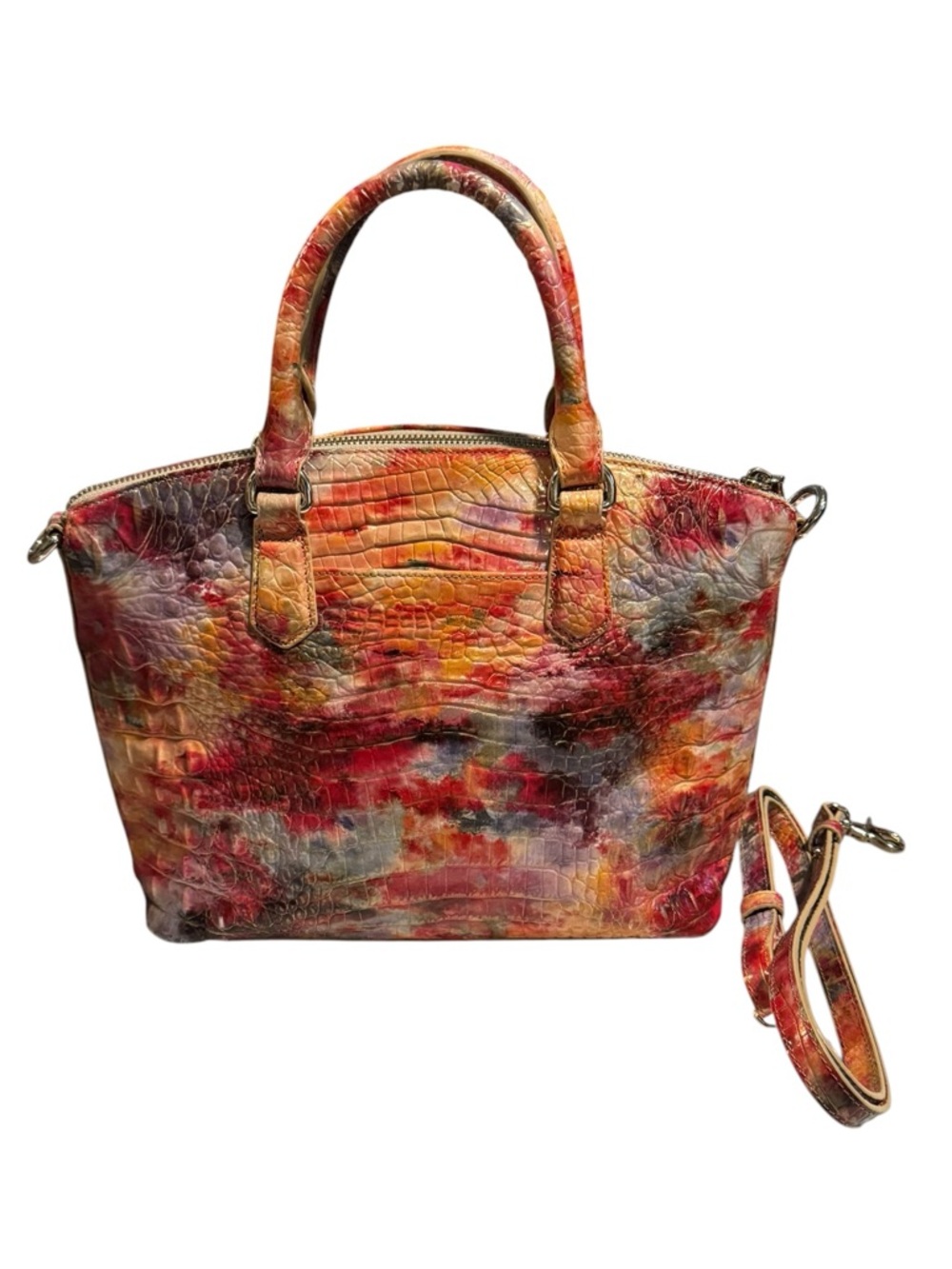 Brahmin Melbourne Duxbury Satchel in Candy - Picture 5 of 14